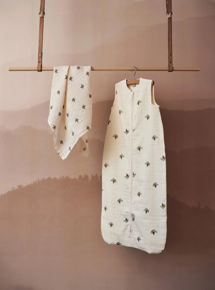 Спальный мешок Jollein Muslin Rosehip, 70 см foto