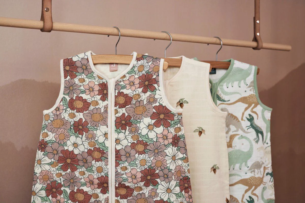 Спальный мешок Jollein Muslin Rosehip, 70 см foto
