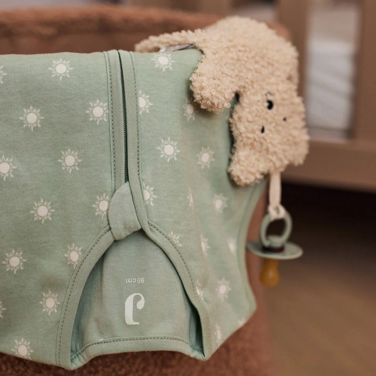 Sac de dormit Jollein Jersey Sun Sea Foam, 70 cm foto