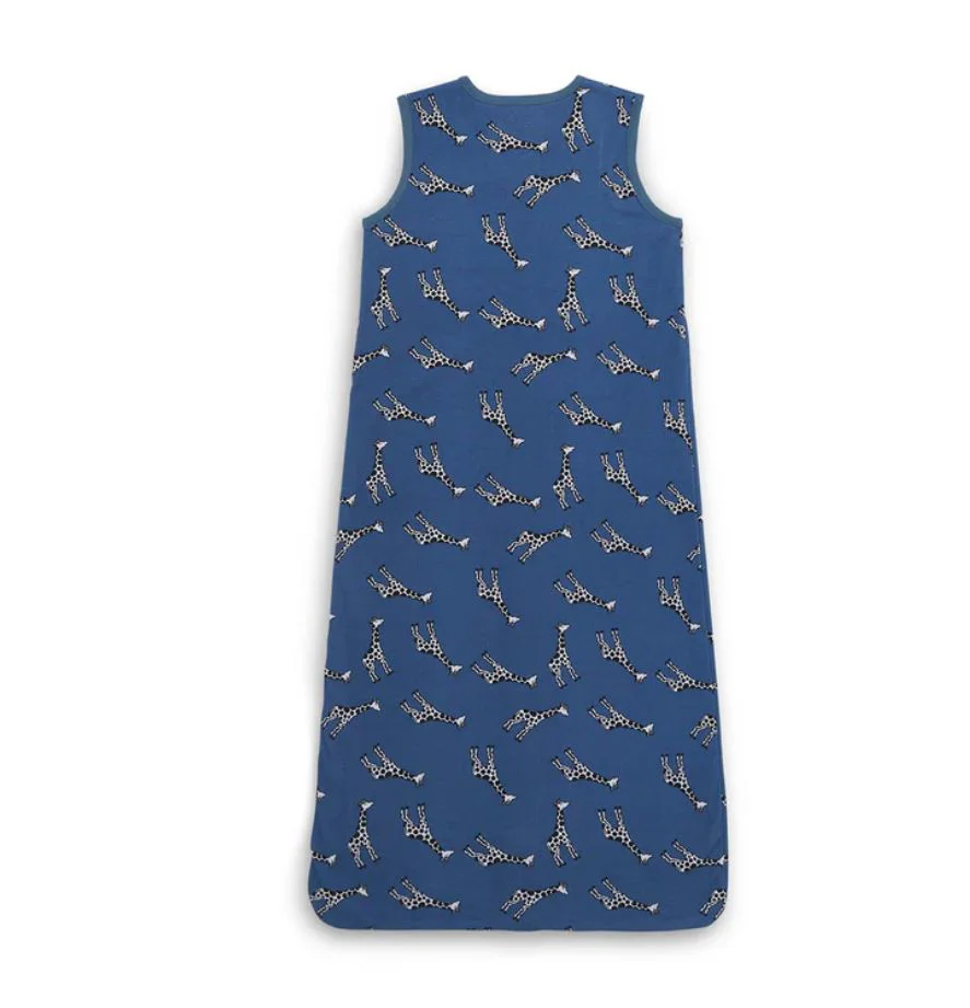 Sac de dormit Jollein Jersey Giraffe Jeans Blue, 70 cm foto