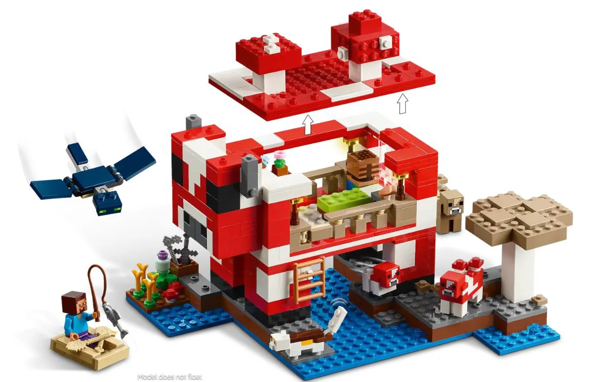 LEGO Minecraft - Дом Гриб foto