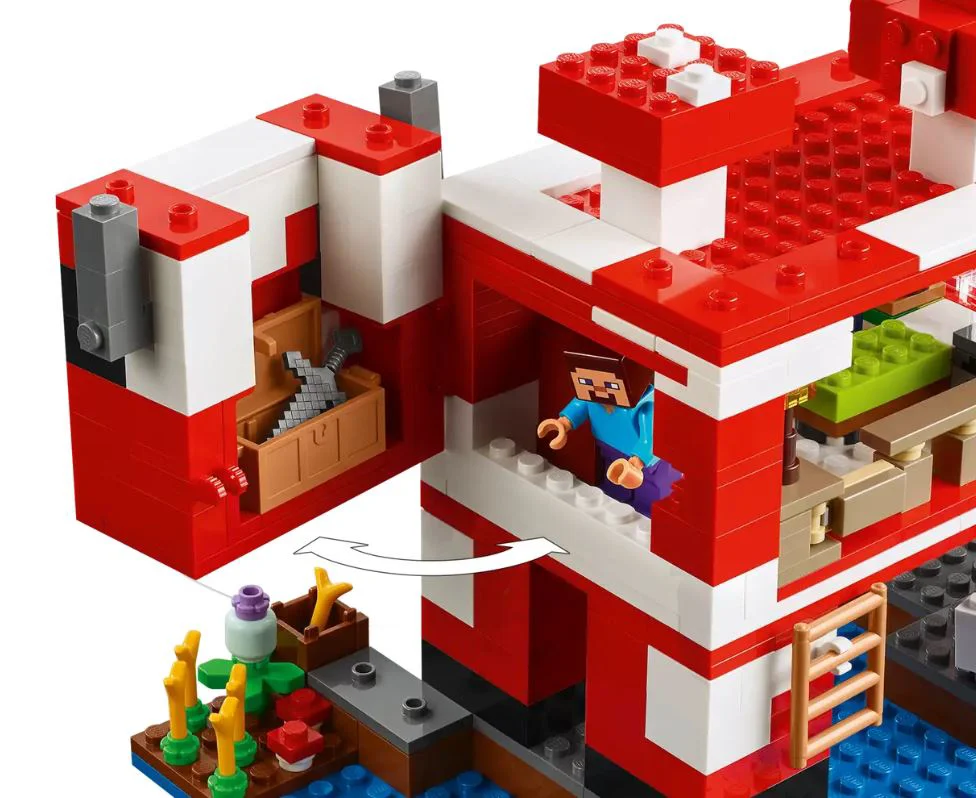 LEGO Minecraft - Дом Гриб foto
