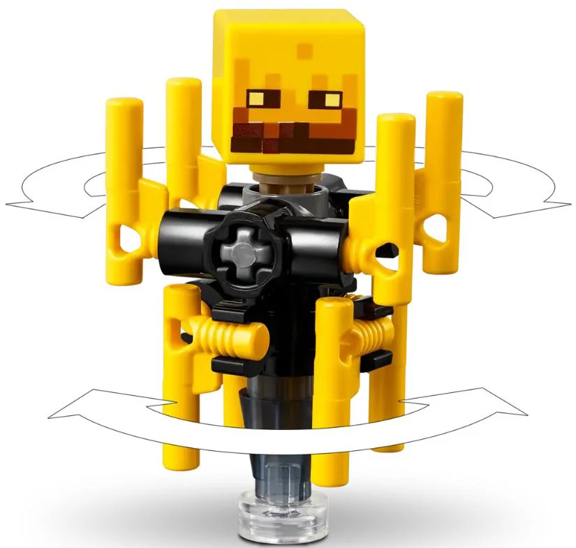 LEGO Minecraft - Битва над лавой в Нижнем мире foto