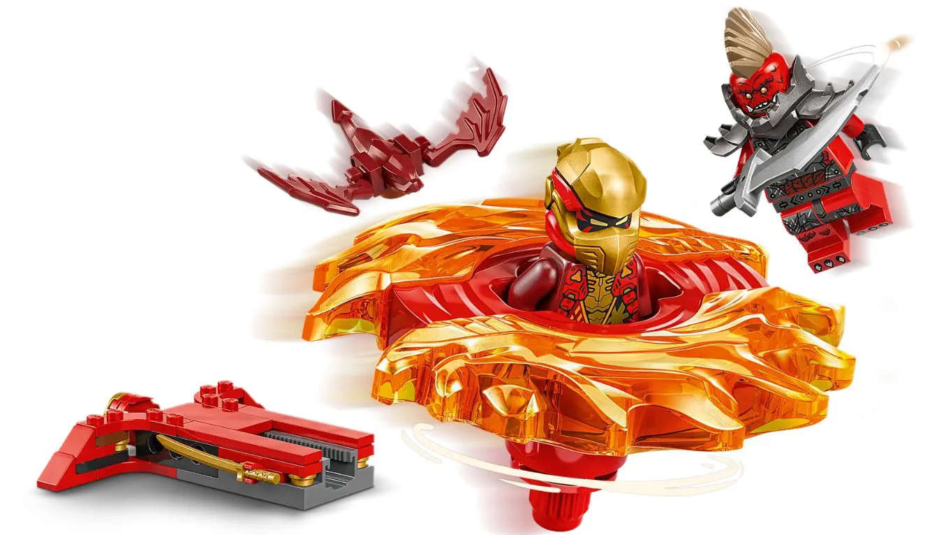 LEGO Ninjago - Spinnerul Spinjitzu al dragonului lui Kai foto