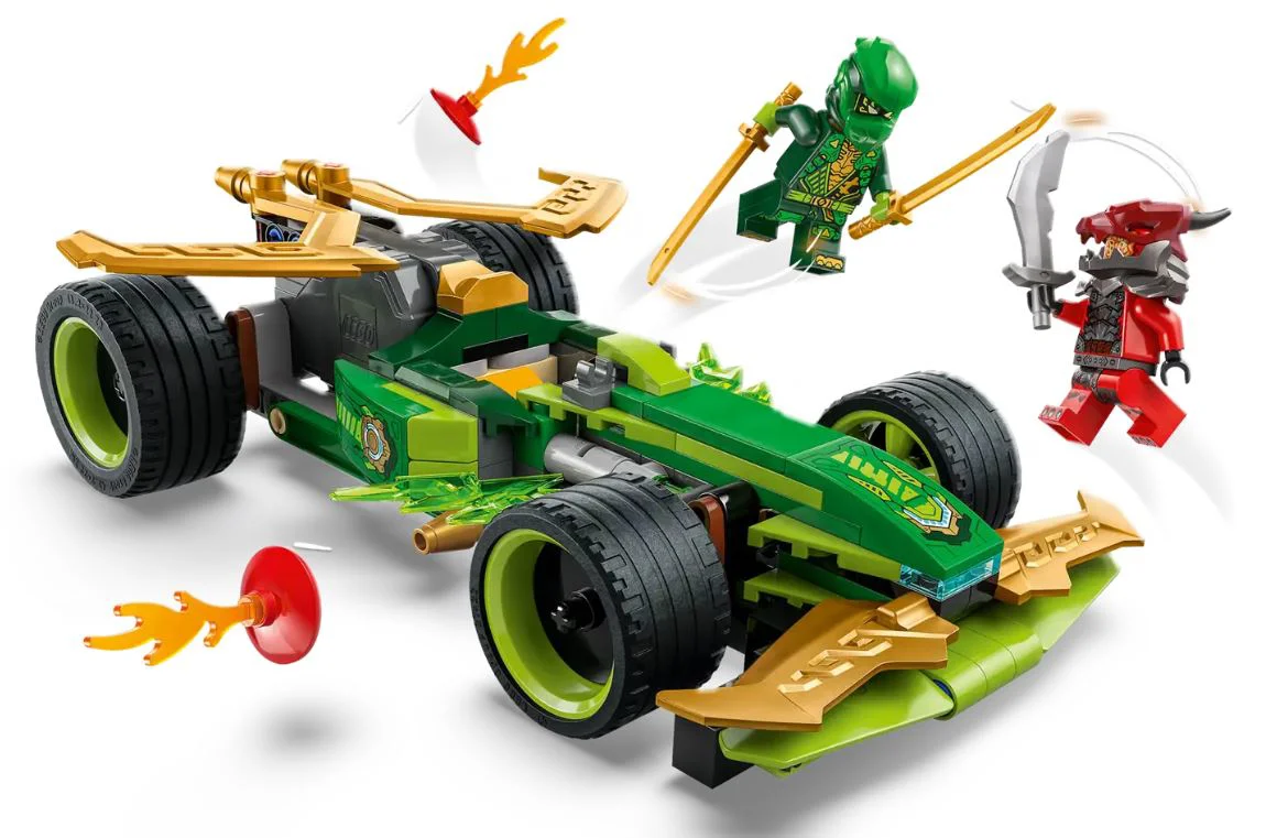 LEGO Ninjago - Masina de curse cu motor cu arc a lui Lloyd foto