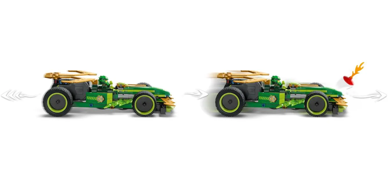 LEGO Ninjago - Masina de curse cu motor cu arc a lui Lloyd foto