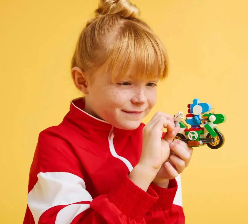 LEGO Super Mario - Mario Kart - Yoshi Bike foto