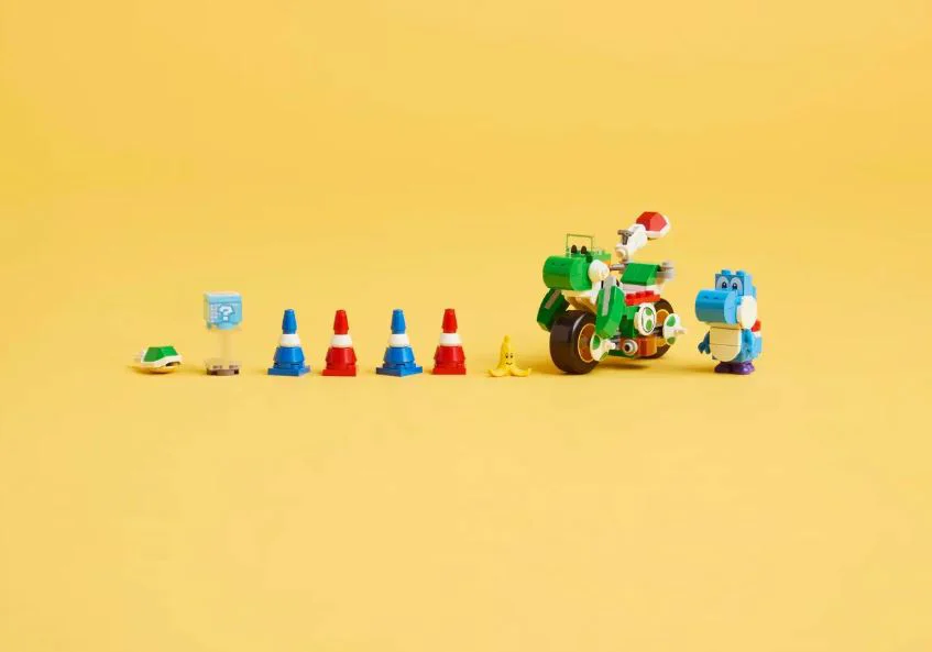 LEGO Super Mario - Mario Kart - Yoshi Bike foto
