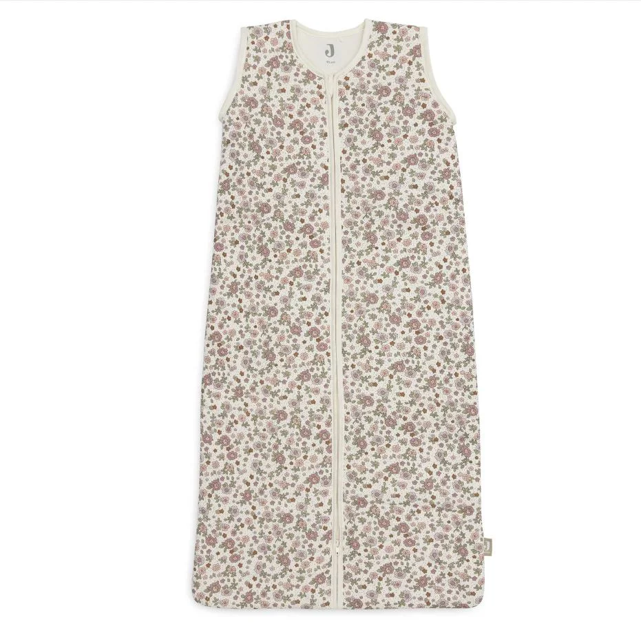 Sac de dormit cu maneci detasabile Jollein Retro Flowers, 70 cm foto