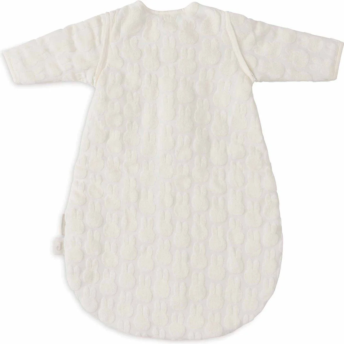 Sac de dormit rotund cu maneci detasabile Jollein Miffy Jacquard Ivory, 60 cm foto