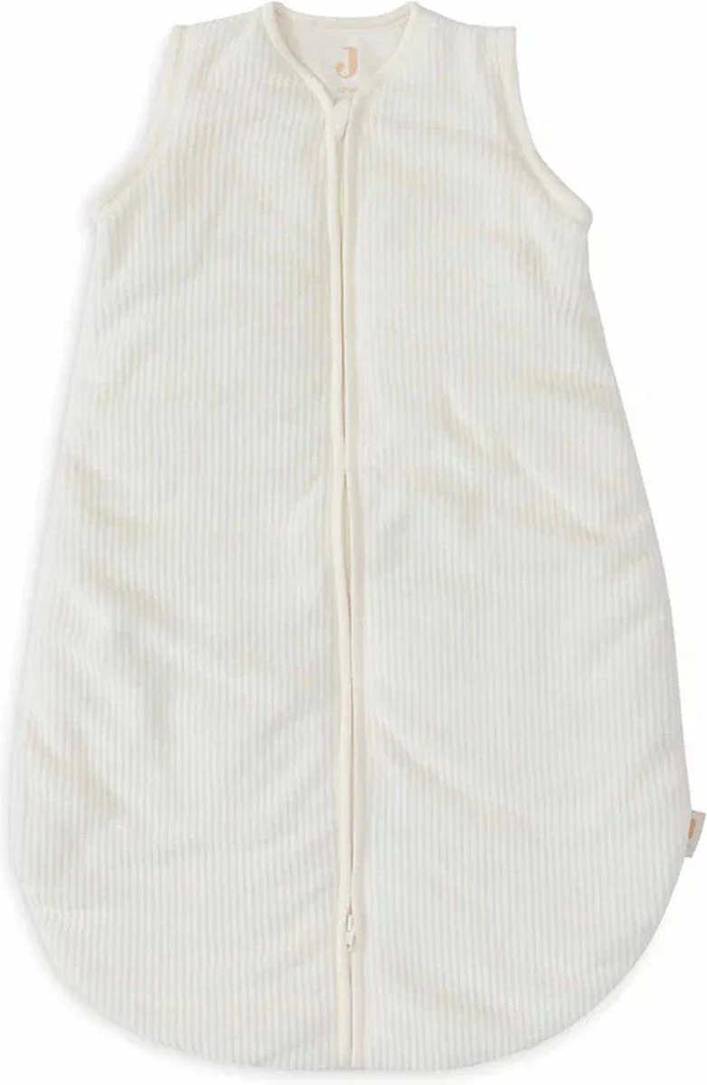 Sac de dormit cu maneci detasabile Jollein Rib Ivory, 60 cm foto