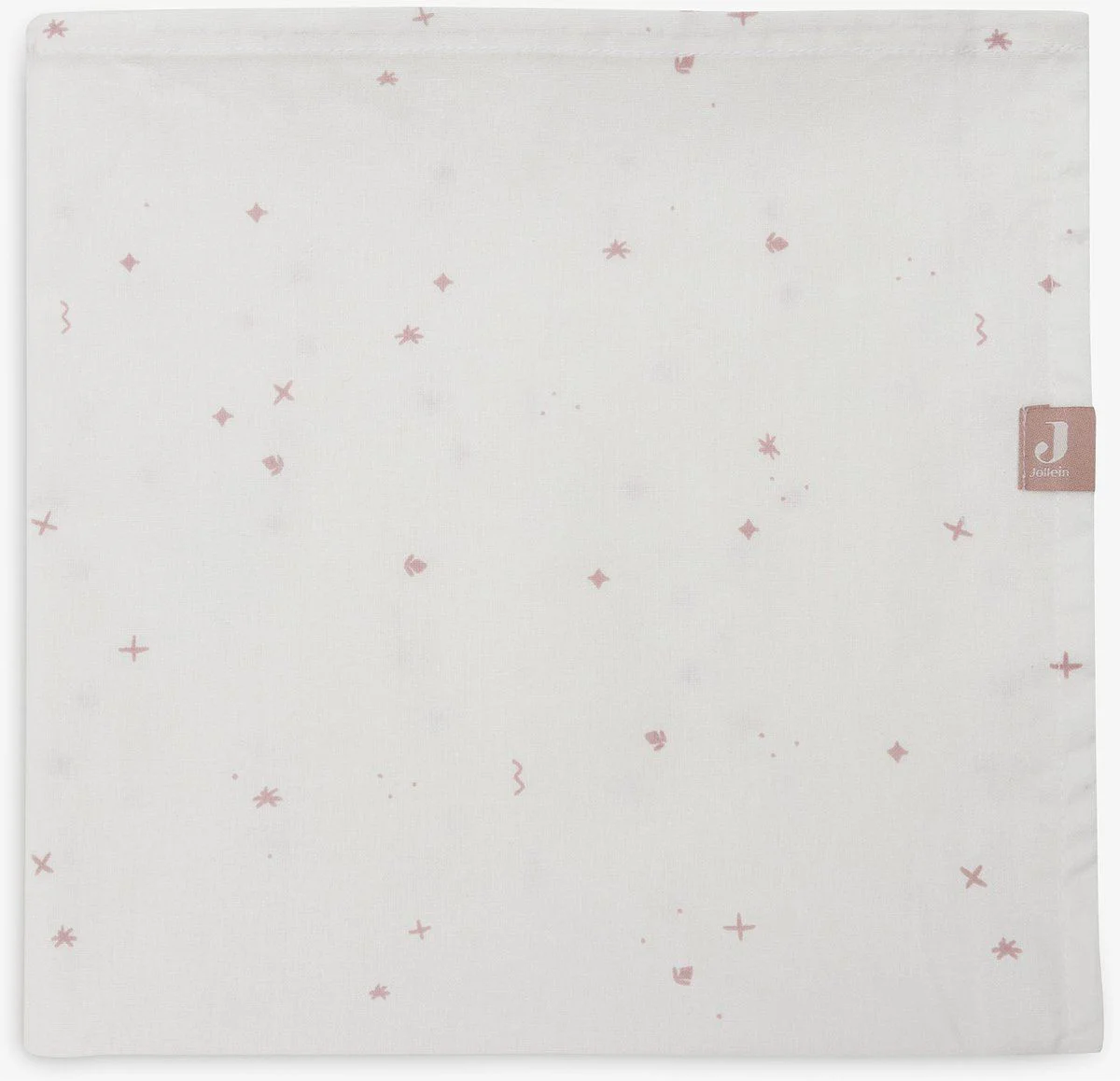 Простыня для колыбели Jollein Twinkling Wild Rose, 75x100 см foto