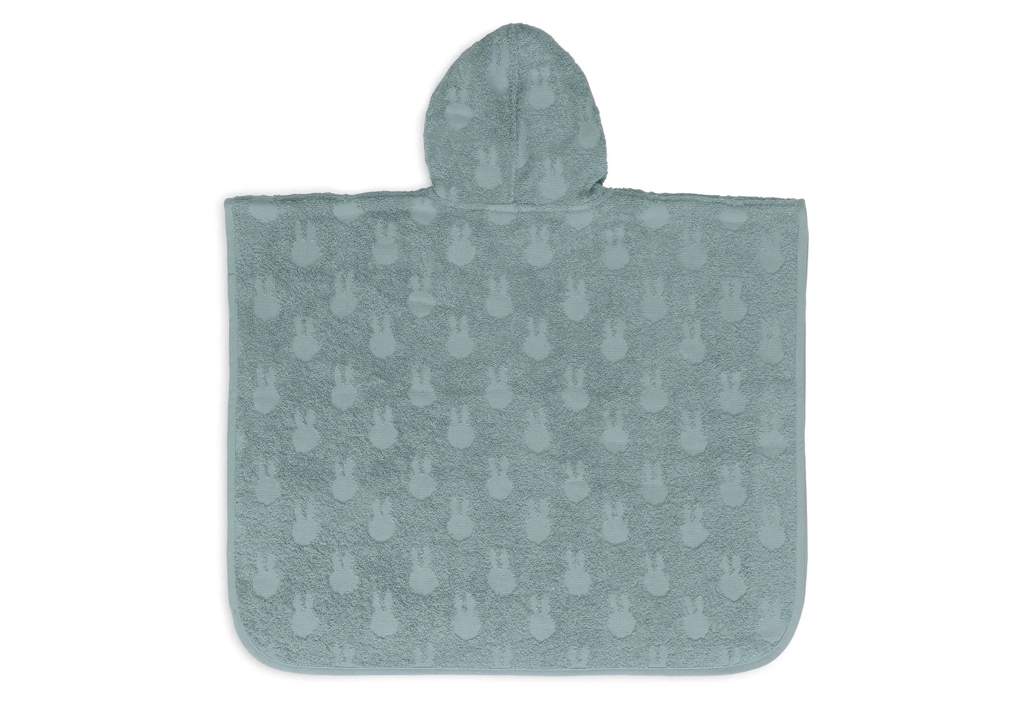 Poncho pentru baie Jollein Terry Miffy Jacquard Sea Green