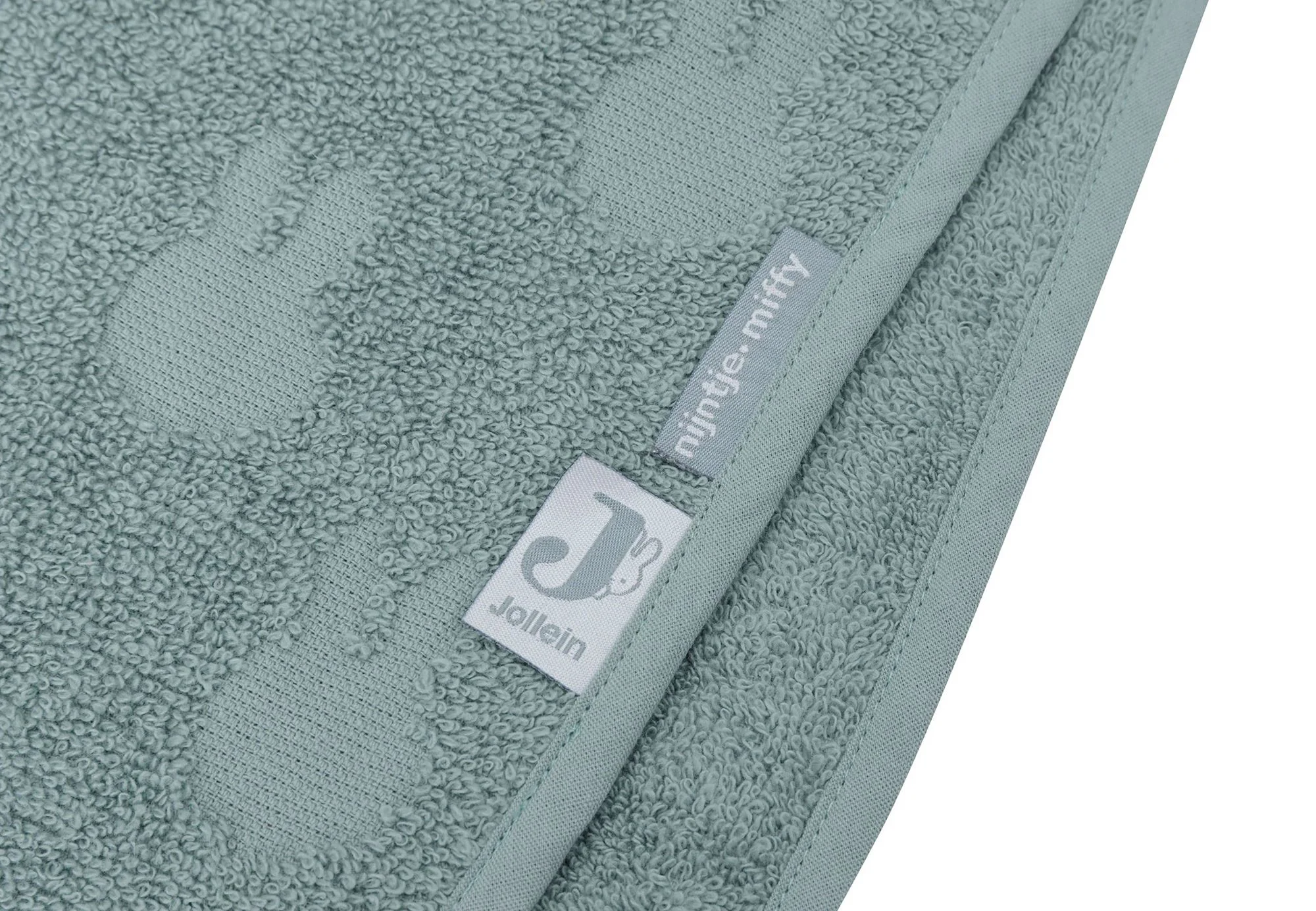 Poncho pentru baie Jollein Terry Miffy Jacquard Sea Green