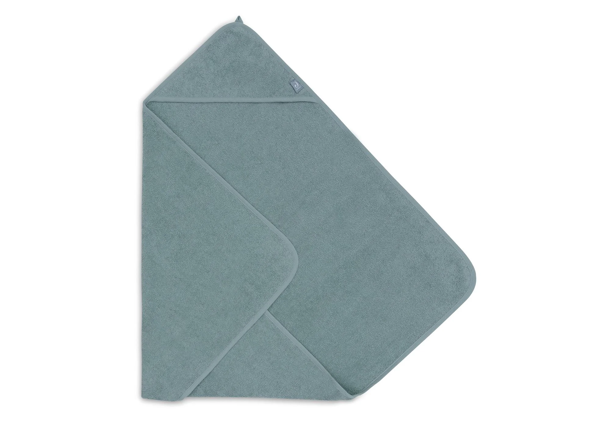 Prosop cu gluga Jollein Terry Sea Green, 100x100 cm