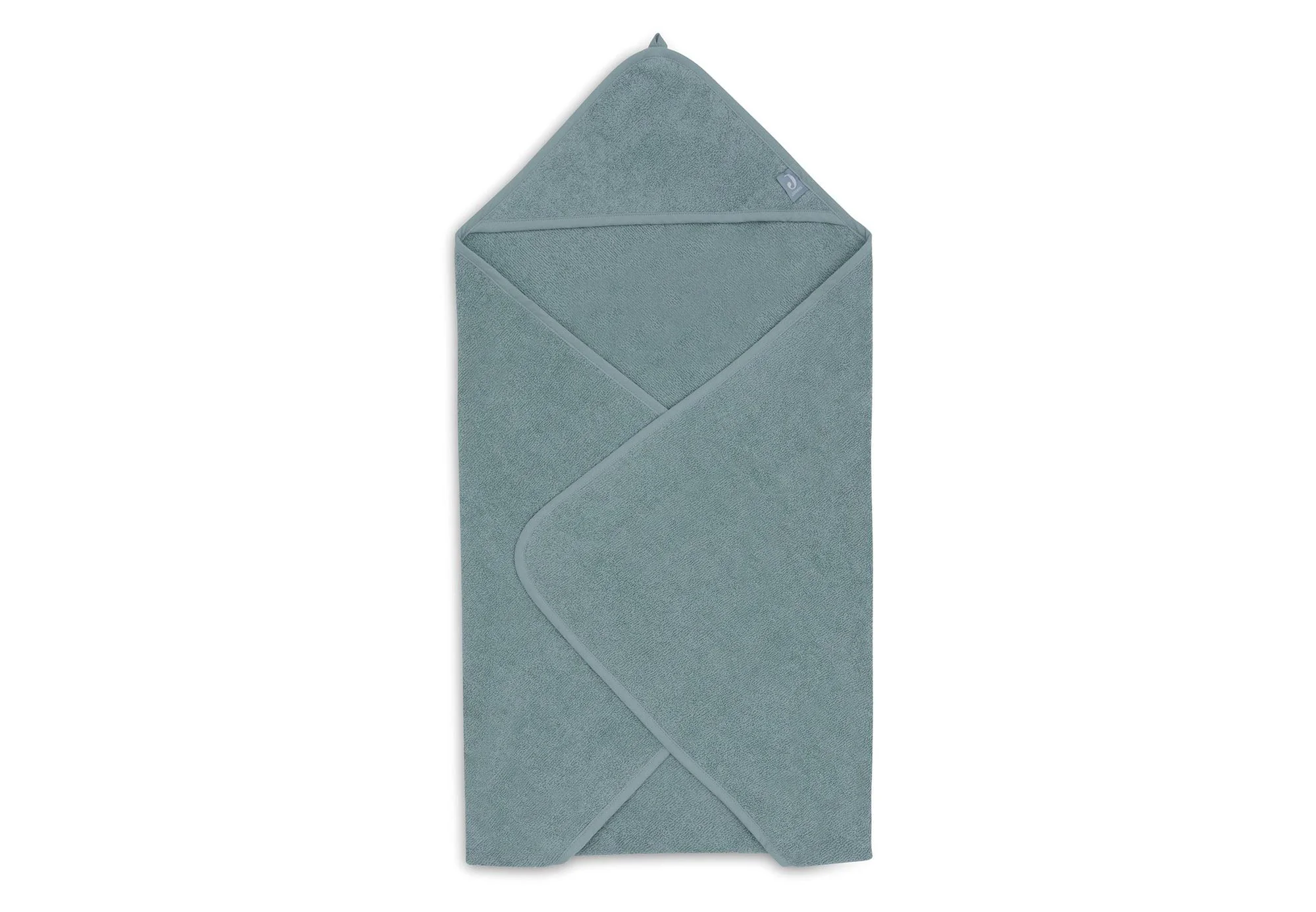 Prosop cu gluga Jollein Terry Sea Green, 100x100 cm