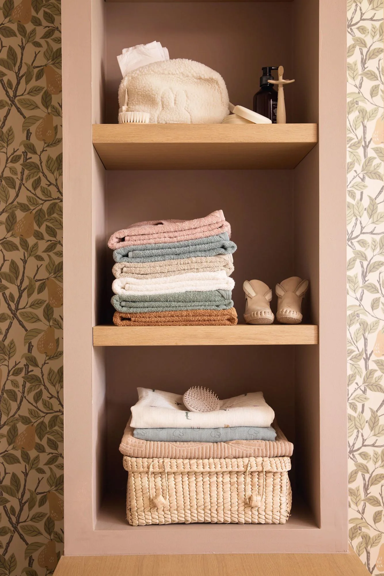 Prosop cu gluga Jollein Terry Sea Green, 100x100 cm