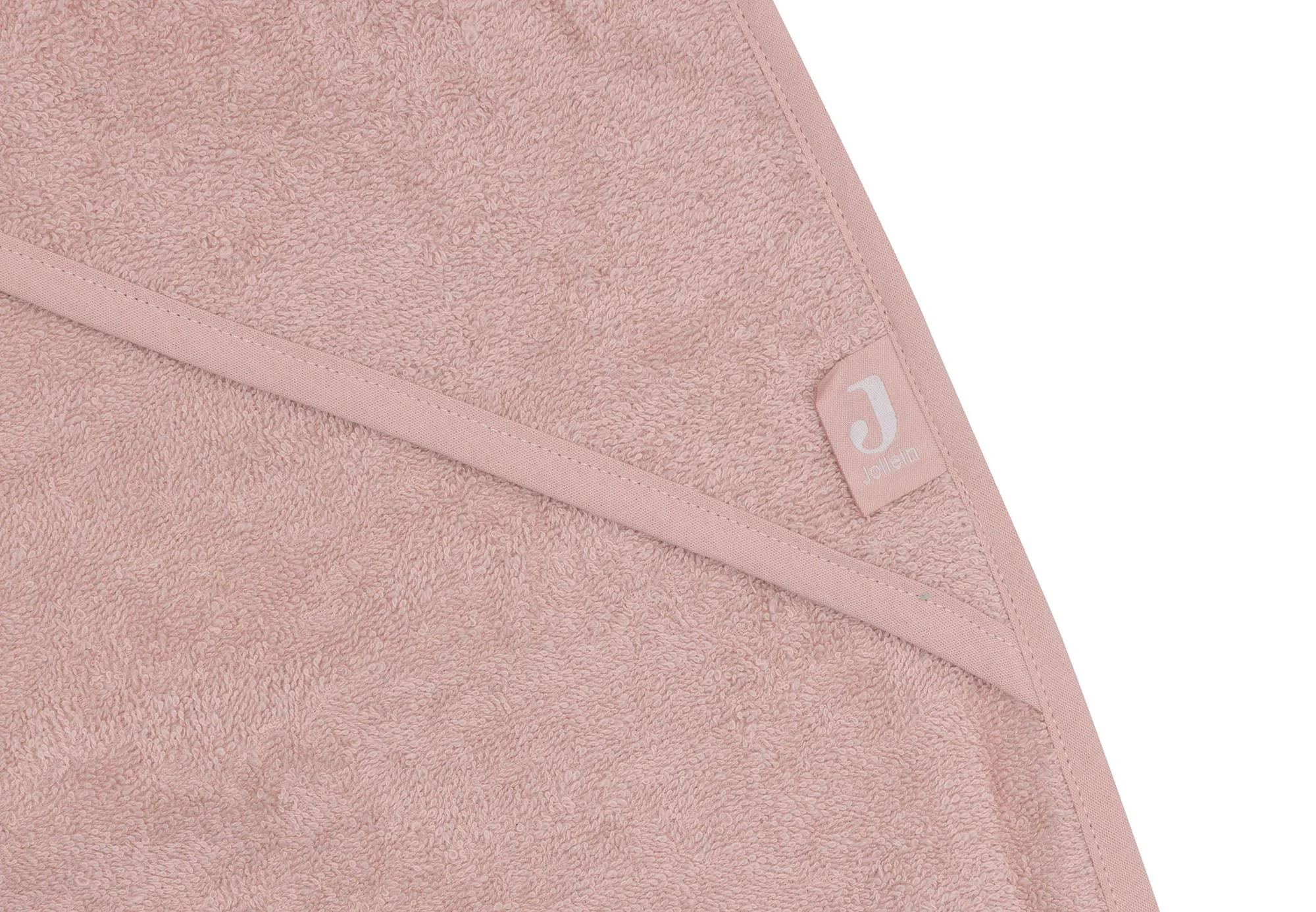 Prosop cu gluga Jollein Terry Wild Rose, 75x75 cm