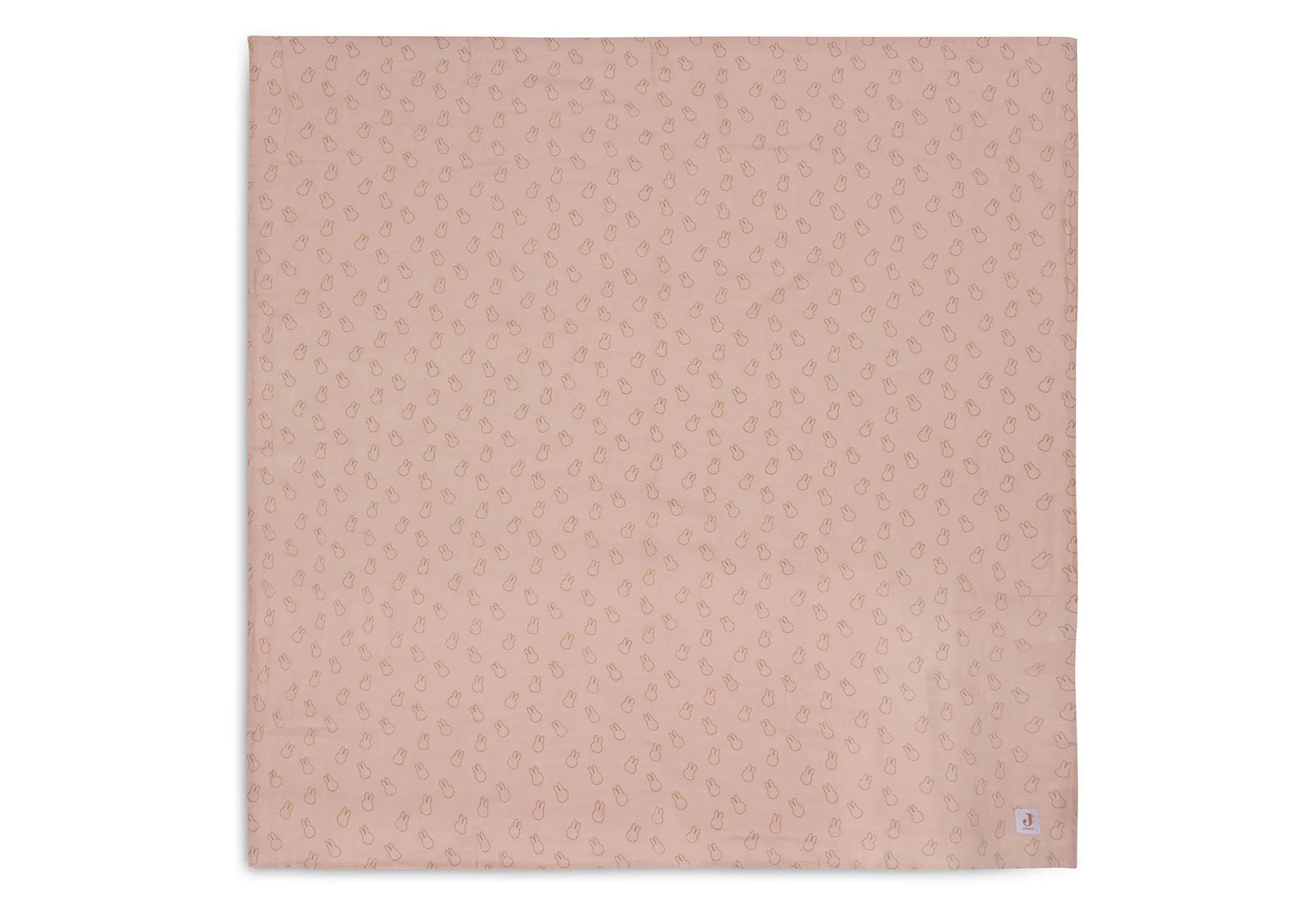 Муслиновая пеленка Jollein Miffy Silhouettes Wild Rose, 115x115 см, 2 шт.