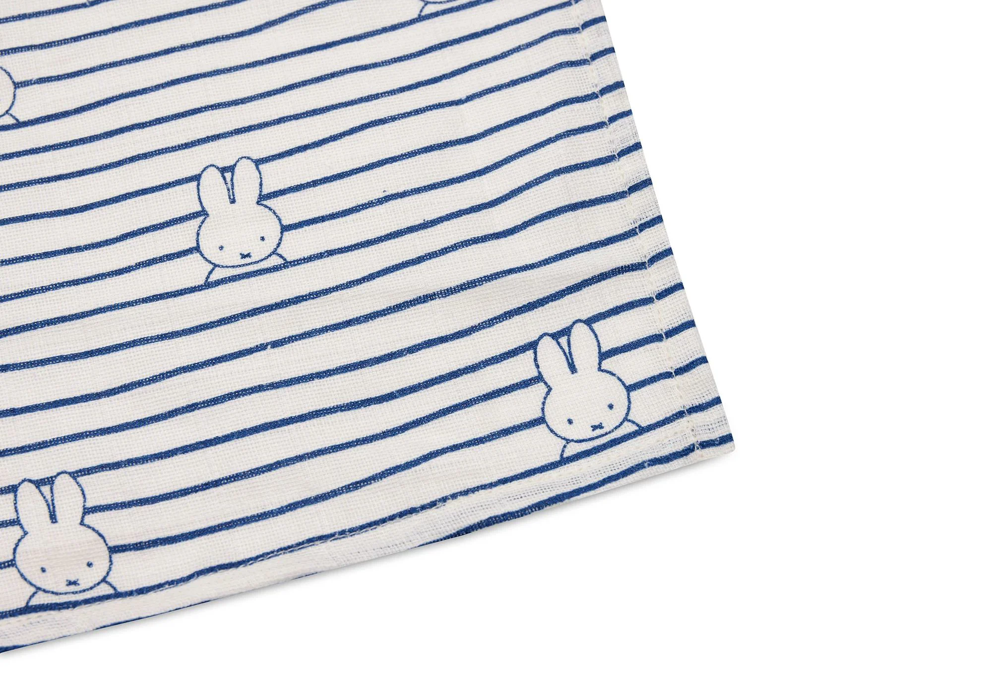 Муслиновые пеленки Jollein Miffy Miffy Stripe Navy, 115x115 см, 2 шт.