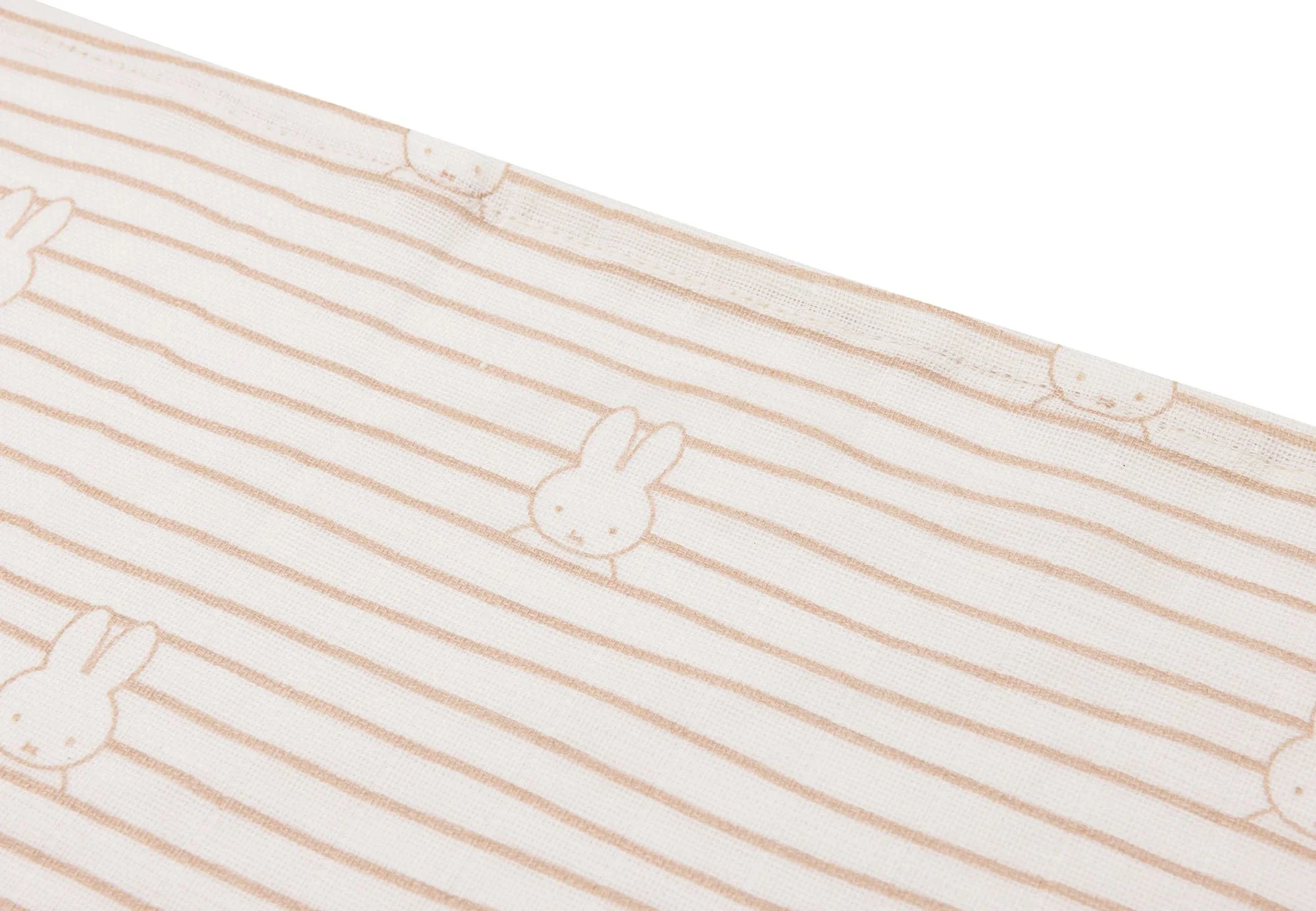 Pelinci de muselina Jollein Miffy Stripe Biscuit, 70x70 cm, 3 buc.