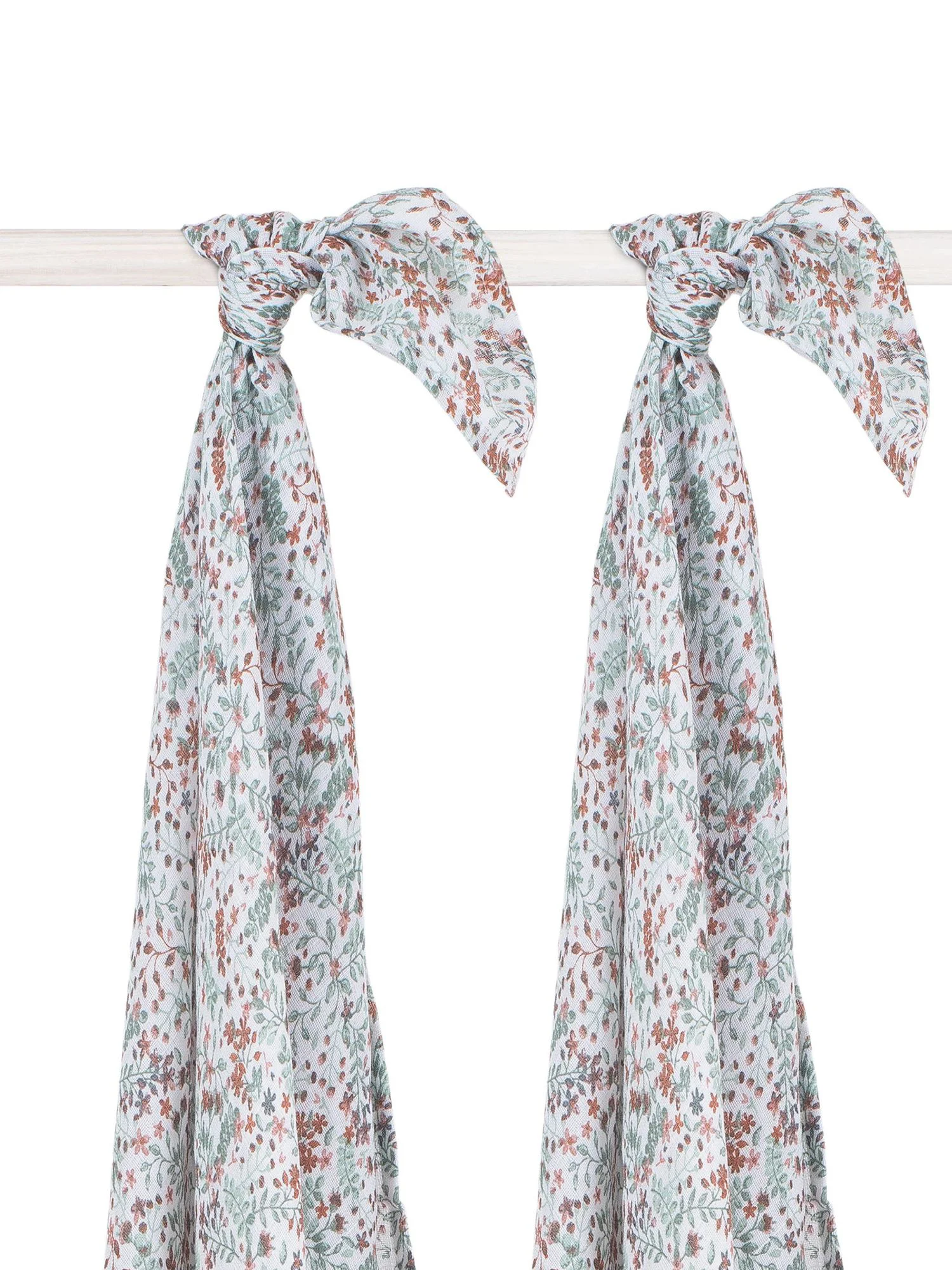 Pelinci de muselina Jollein Bloom, 115x115 cm, 2 buc.