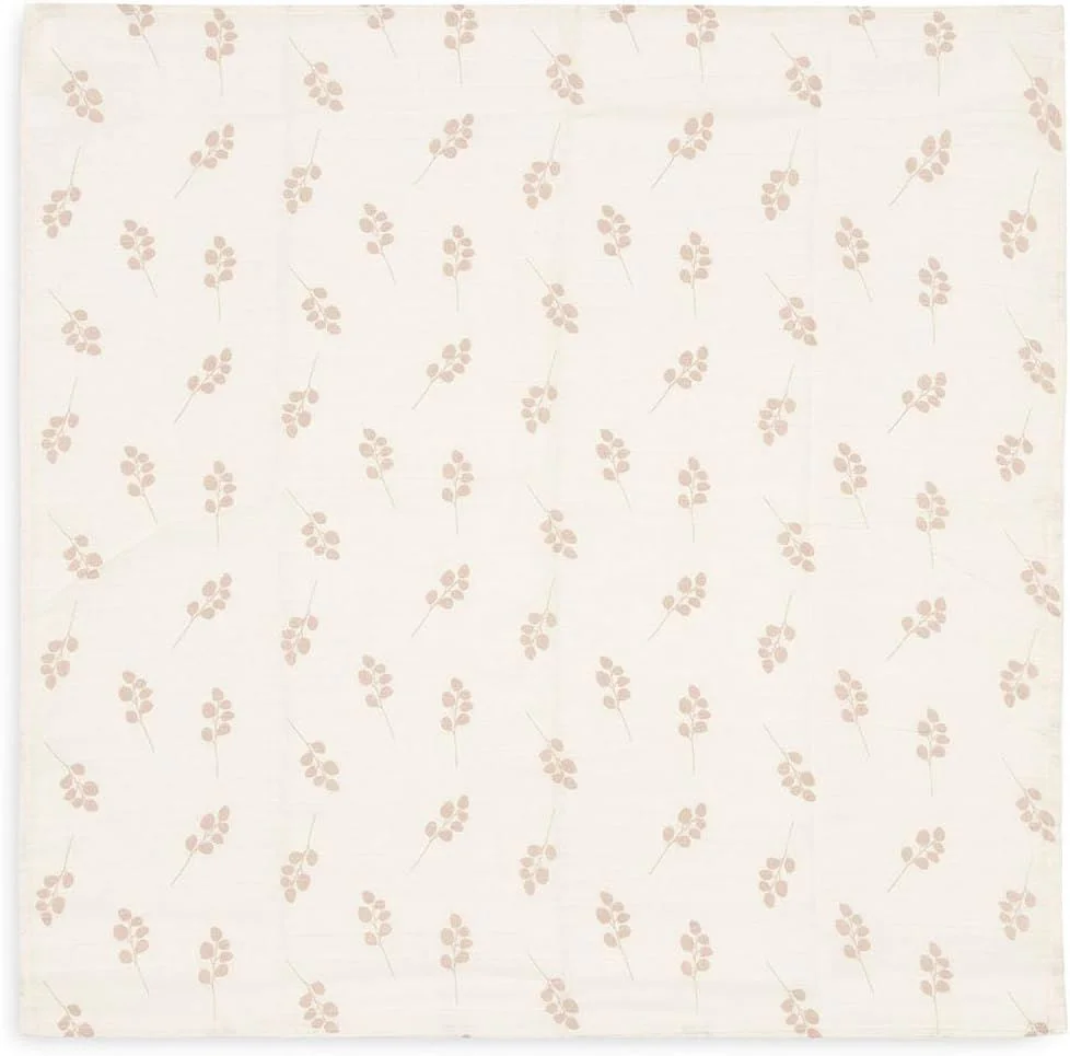 Муслиновая пеленка Jollein Twig Wild Rose, 115x115 см, 2 шт.