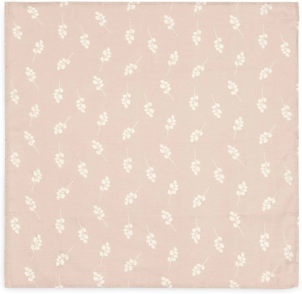 Муслиновая пеленка Jollein Twig Wild Rose, 115x115 см, 2 шт.