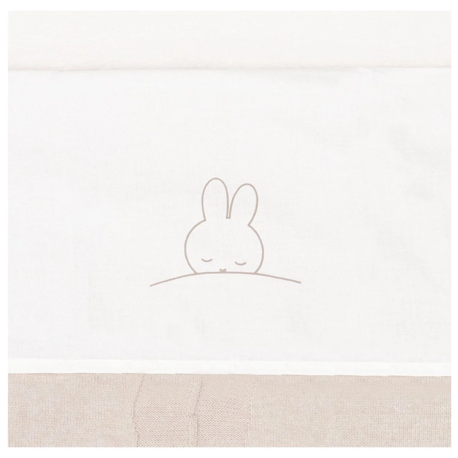 Простыня для детской кроватки Jollein Sleepy Miffy Funghi, 75x100 см foto
