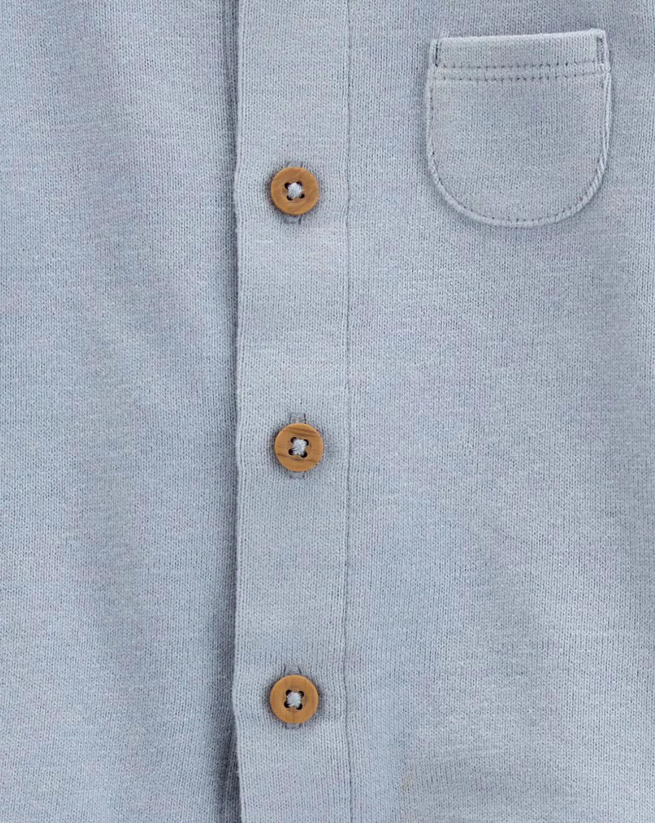 Carter's Комплект 3 в 1 Blue Solid - кардиган, боди и штаны