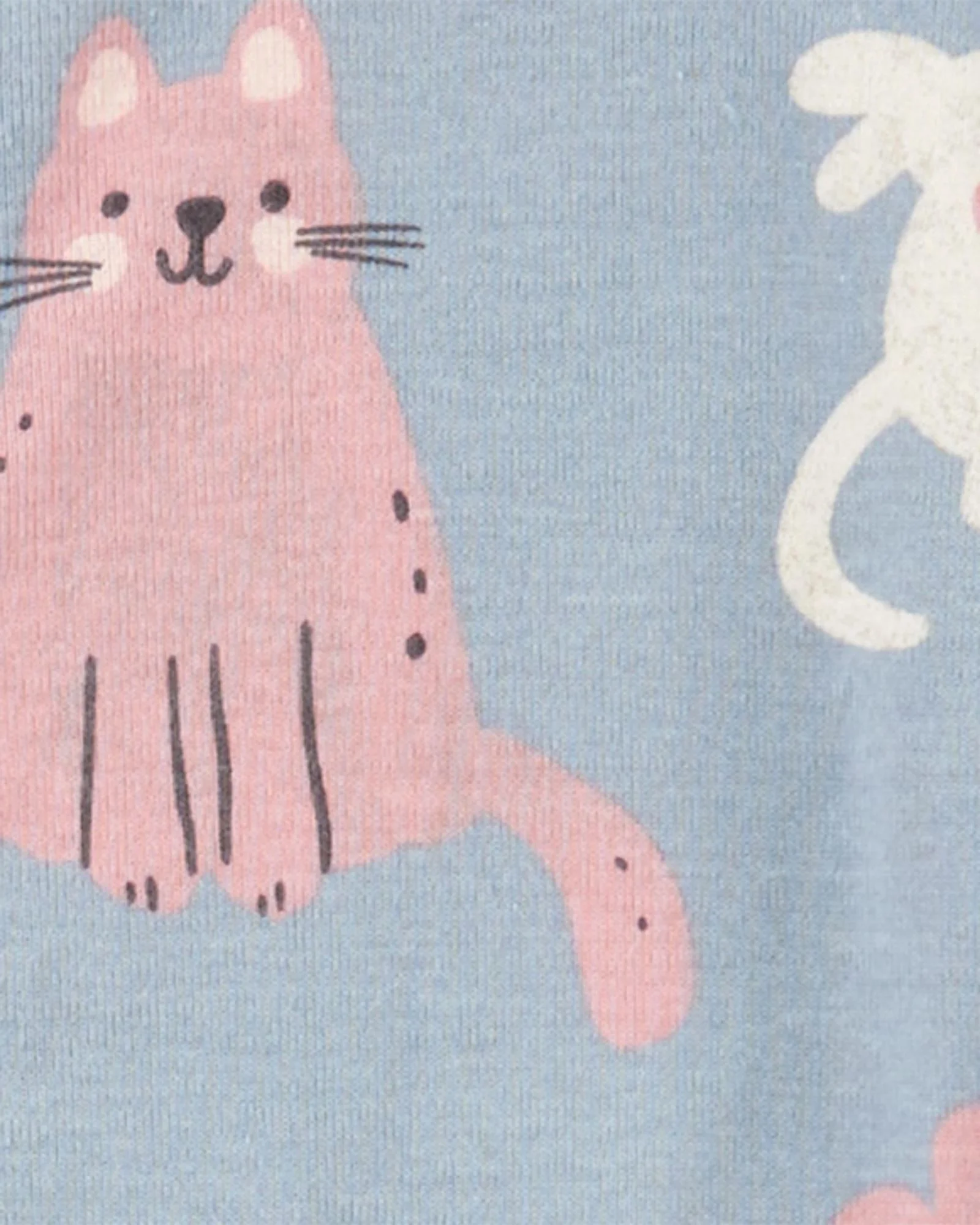 Carter's Пижама Grey Pink Cat