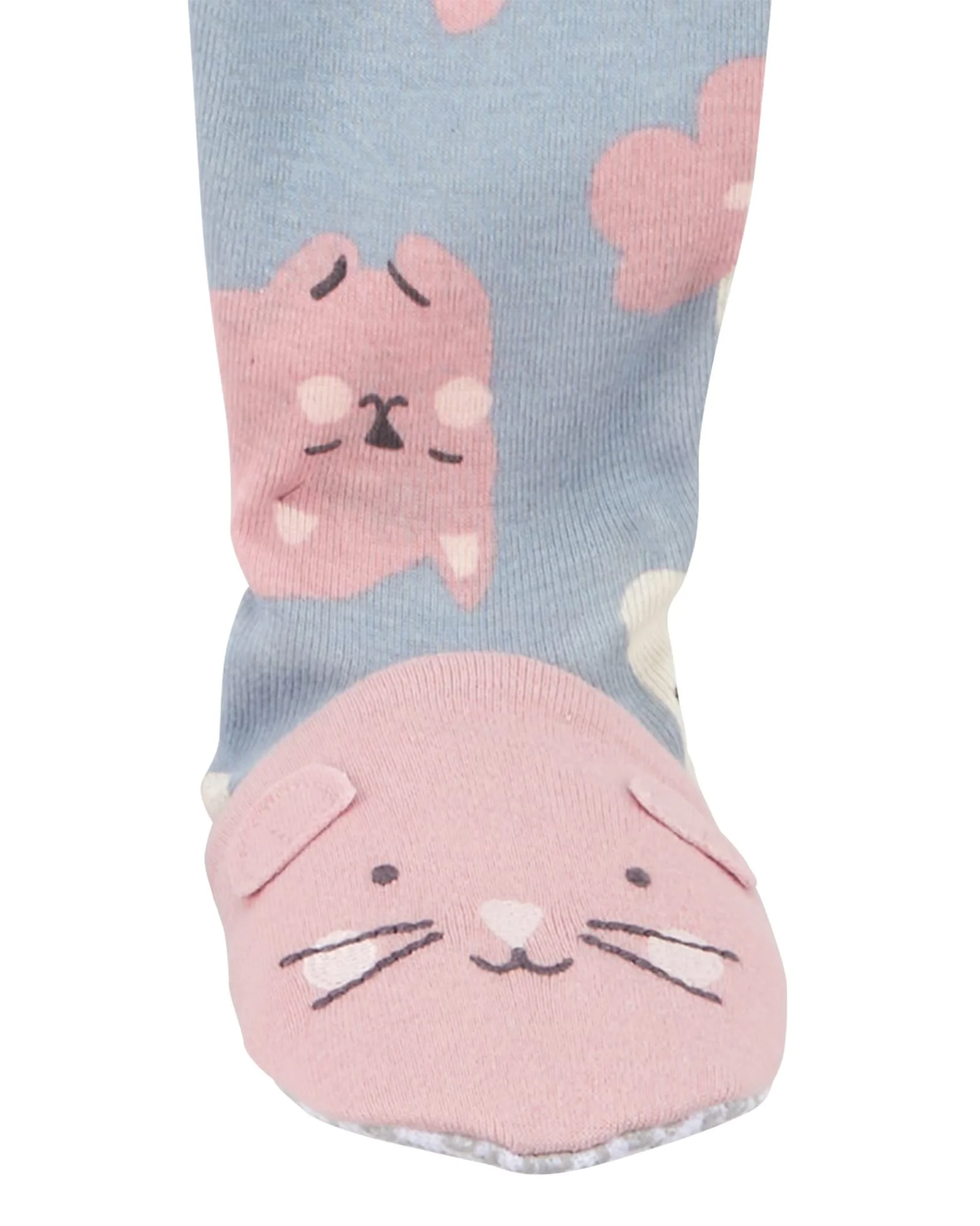 Carter's Пижама Grey Pink Cat