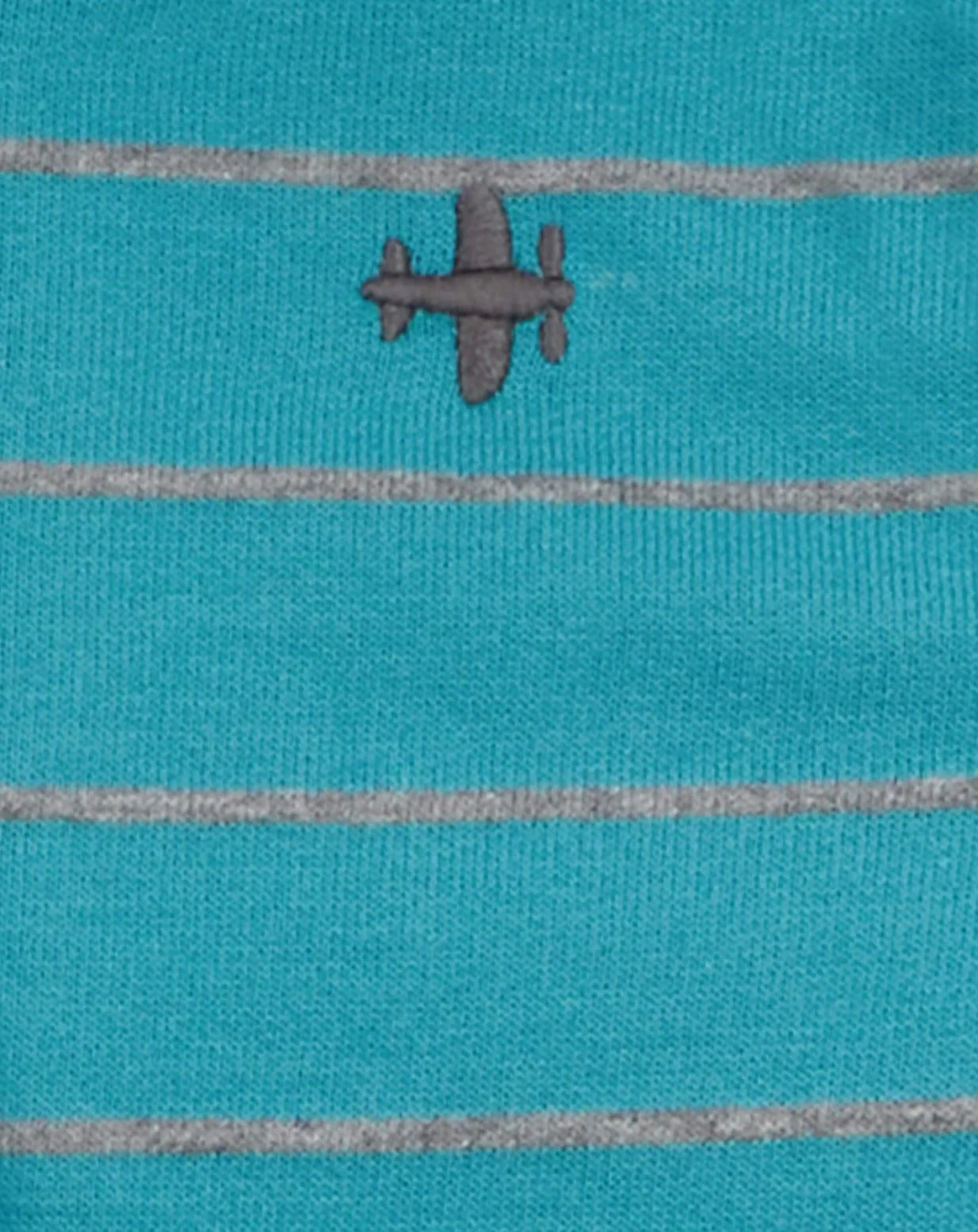 Carter's Комплект 3 в 1 Teal Striped - Желетка, боди и штаны