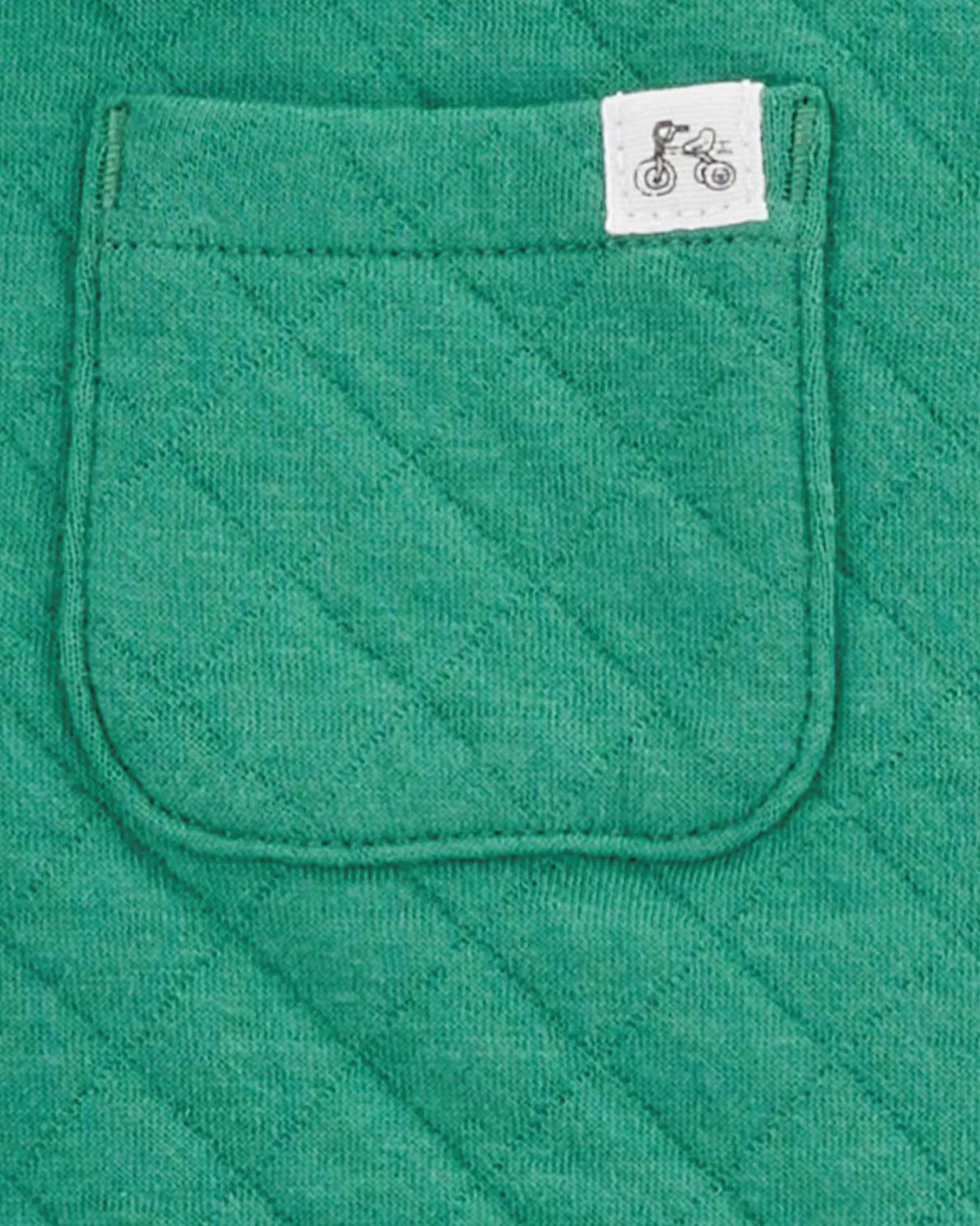 Carter's Комплект 3 в 1 Green Quilted - Желетка, боди и штаны
