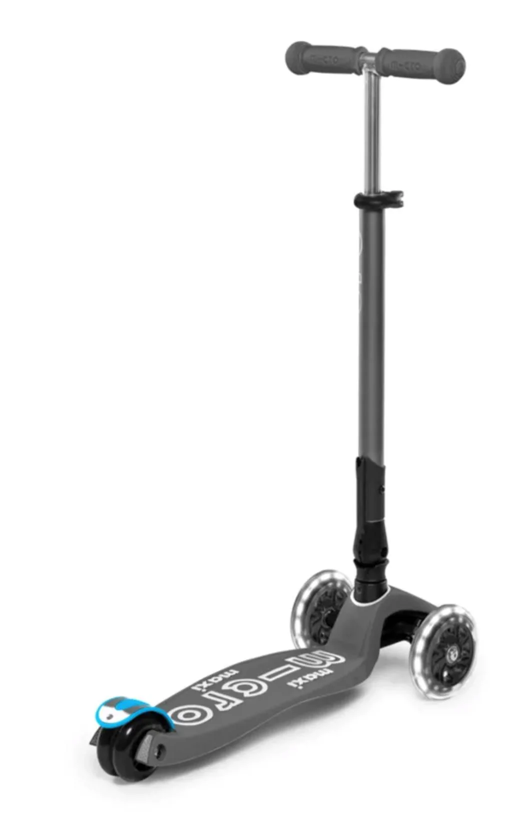 Trotineta Micro Maxi Deluxe Foldable LED Volcano Grey foto