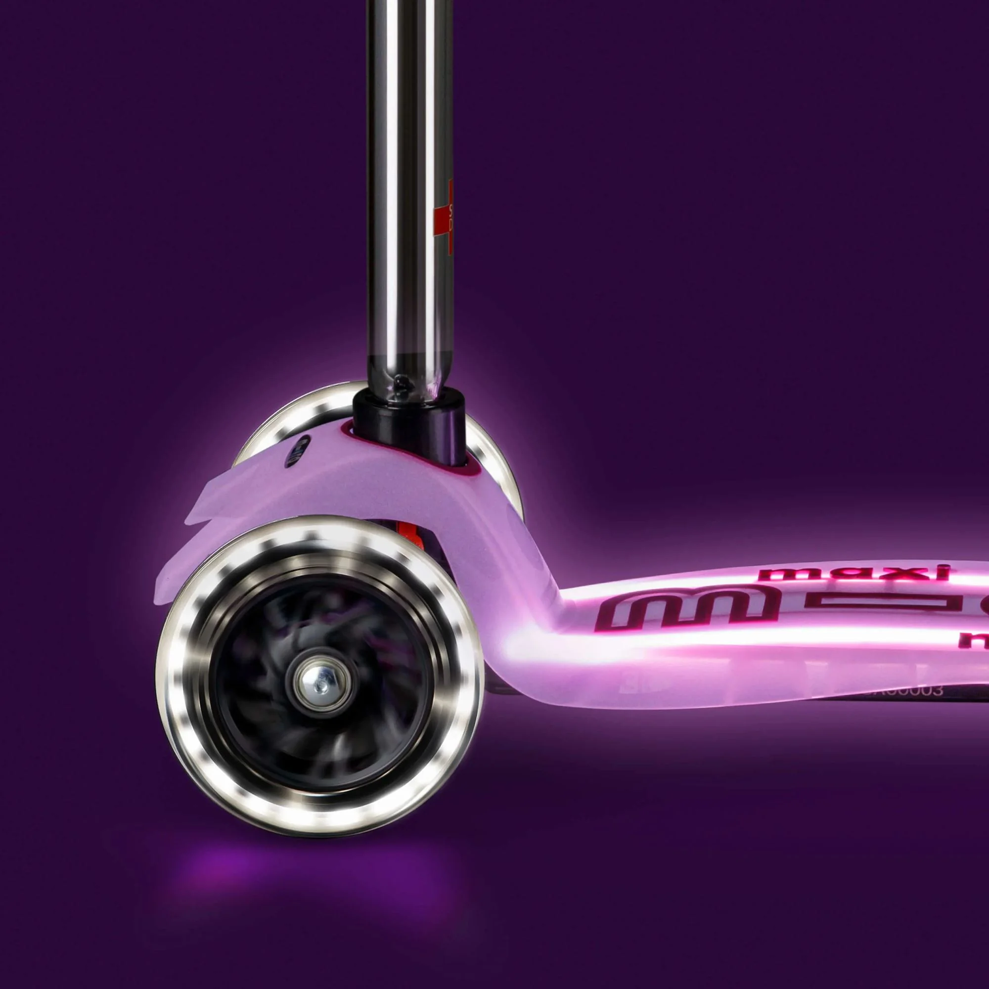Самокат Micro Maxi Deluxe Glow LED Plus Luminous Purple