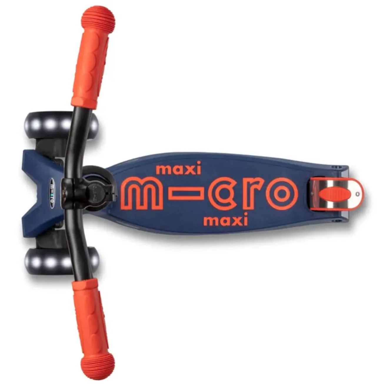 Самокат Micro Maxi Deluxe Pro LED Navy Red foto
