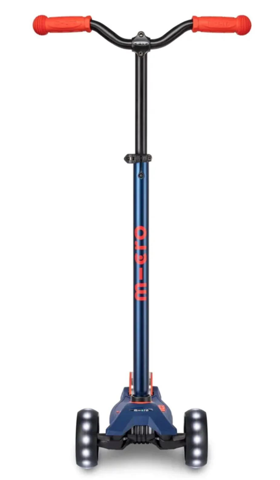 Самокат Micro Maxi Deluxe Pro LED Navy Red foto