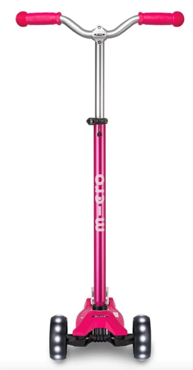 Самокат Micro Maxi Deluxe Pro LED Pink foto