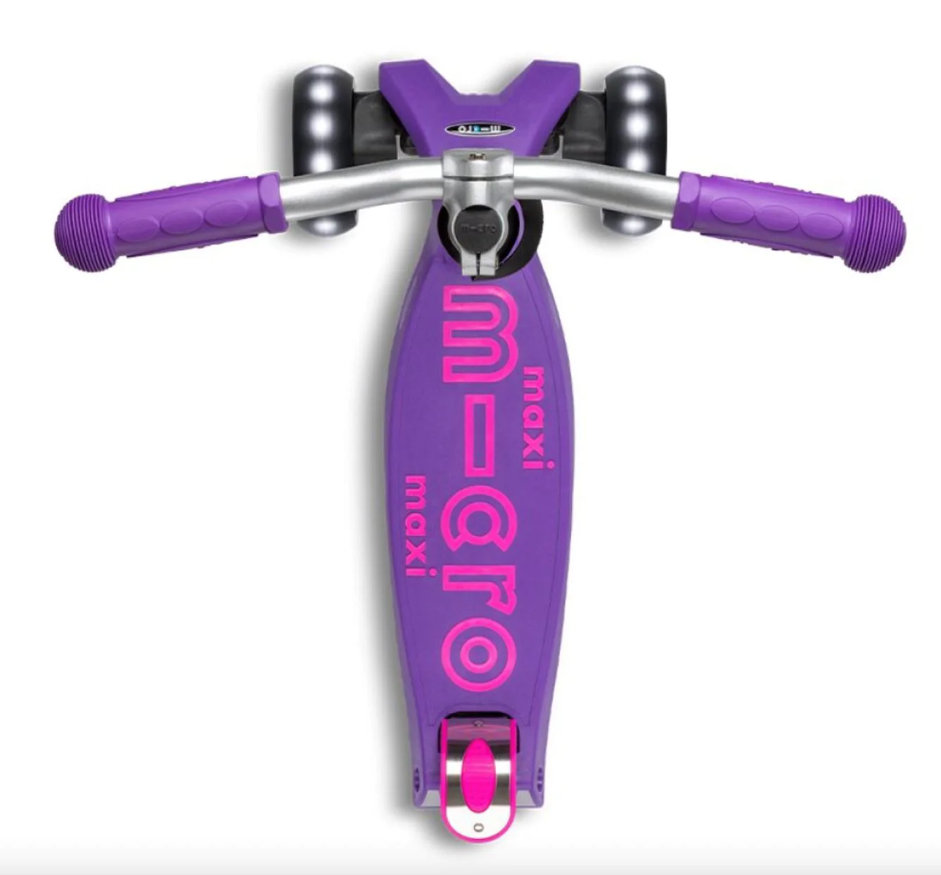 Trotineta Micro Maxi Deluxe Pro LED Purple Pink foto