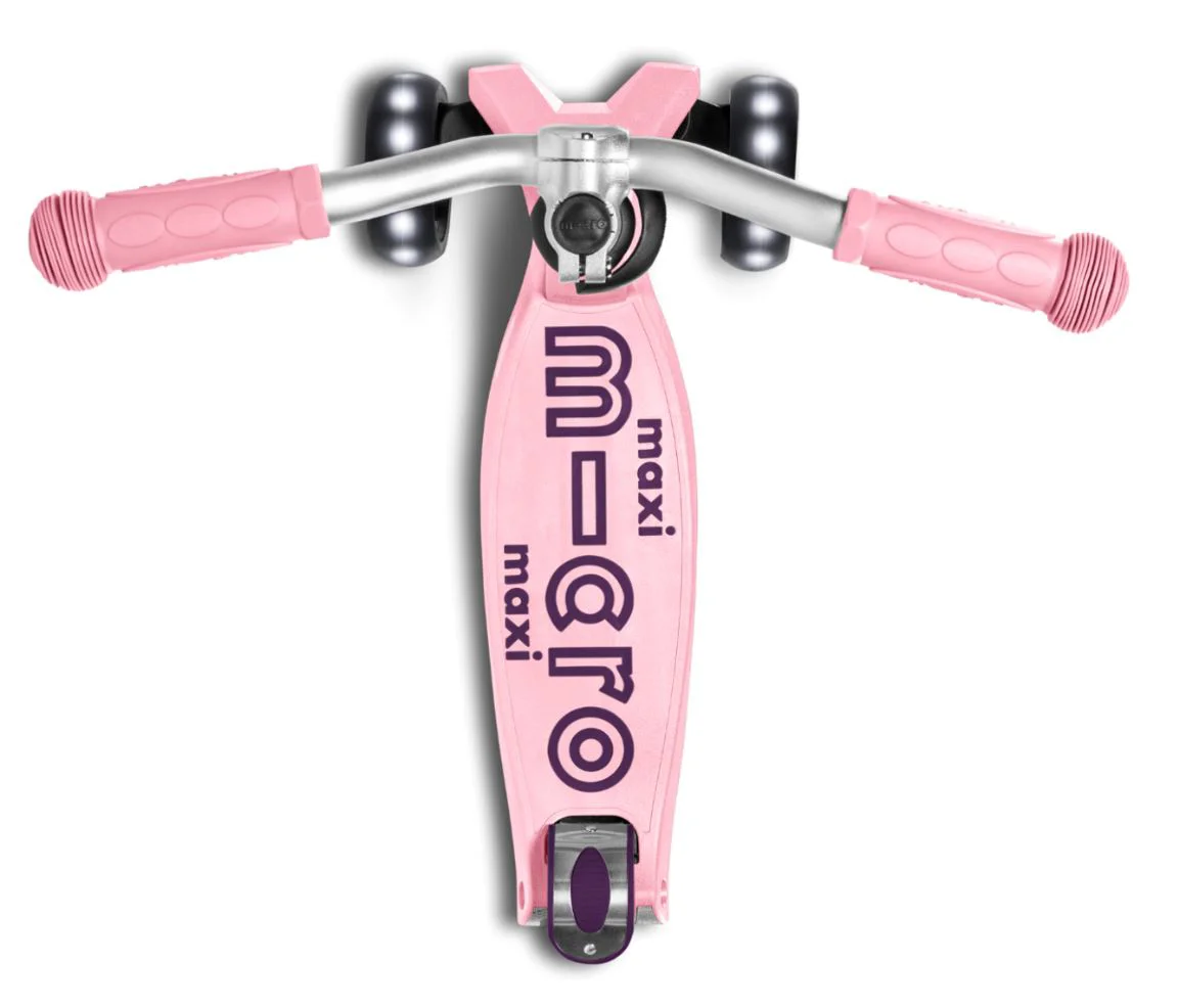 Trotineta Micro Maxi Deluxe Pro LED Rose foto