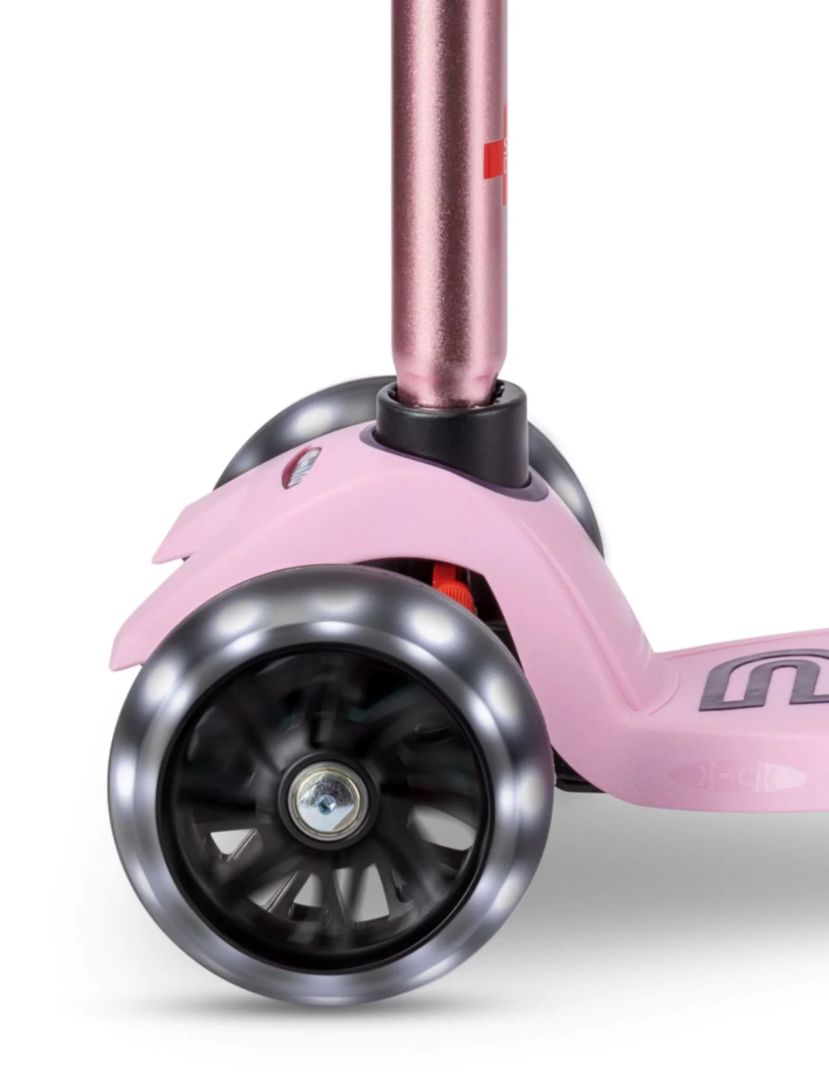 Trotineta Micro Maxi Deluxe Pro LED Rose foto