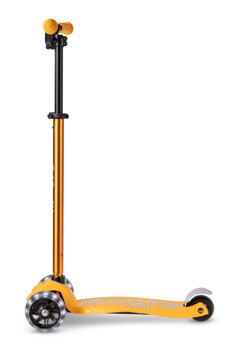 Trotineta Micro Maxi Deluxe Pro LED Sunburst Yellow foto