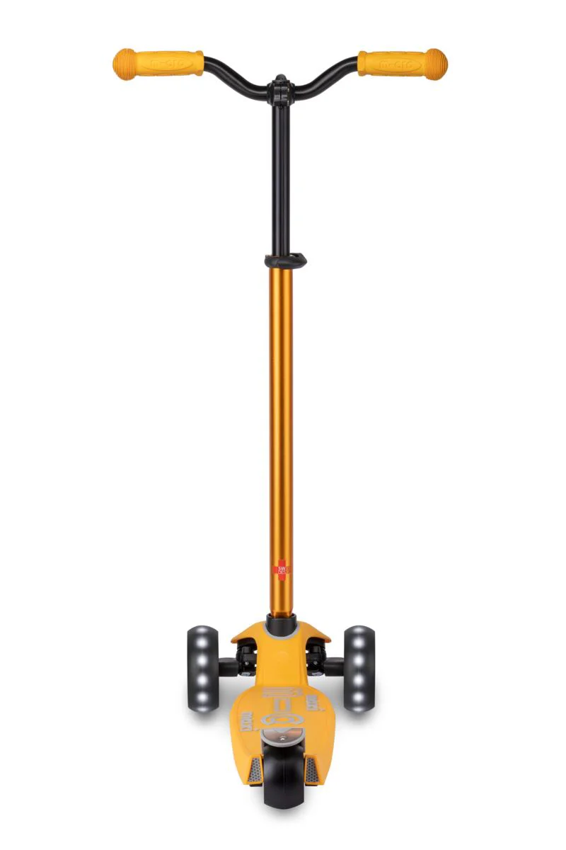 Trotineta Micro Maxi Deluxe Pro LED Sunburst Yellow foto