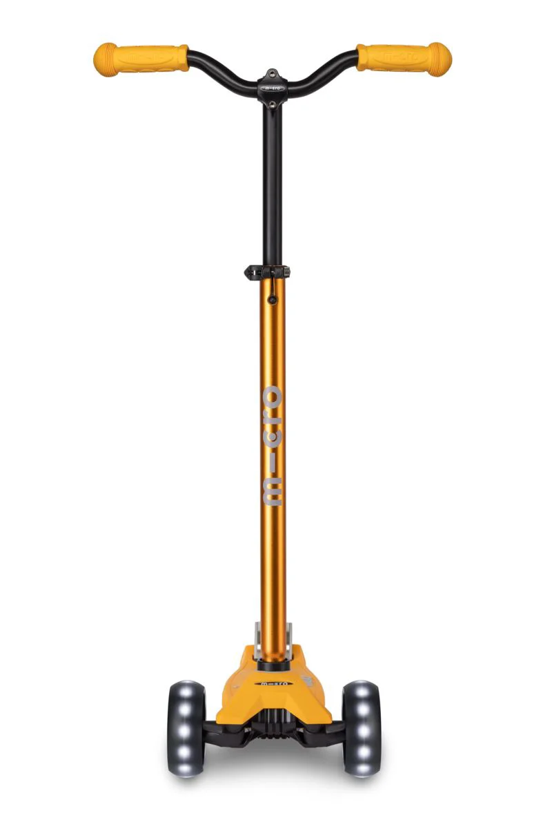 Trotineta Micro Maxi Deluxe Pro LED Sunburst Yellow foto