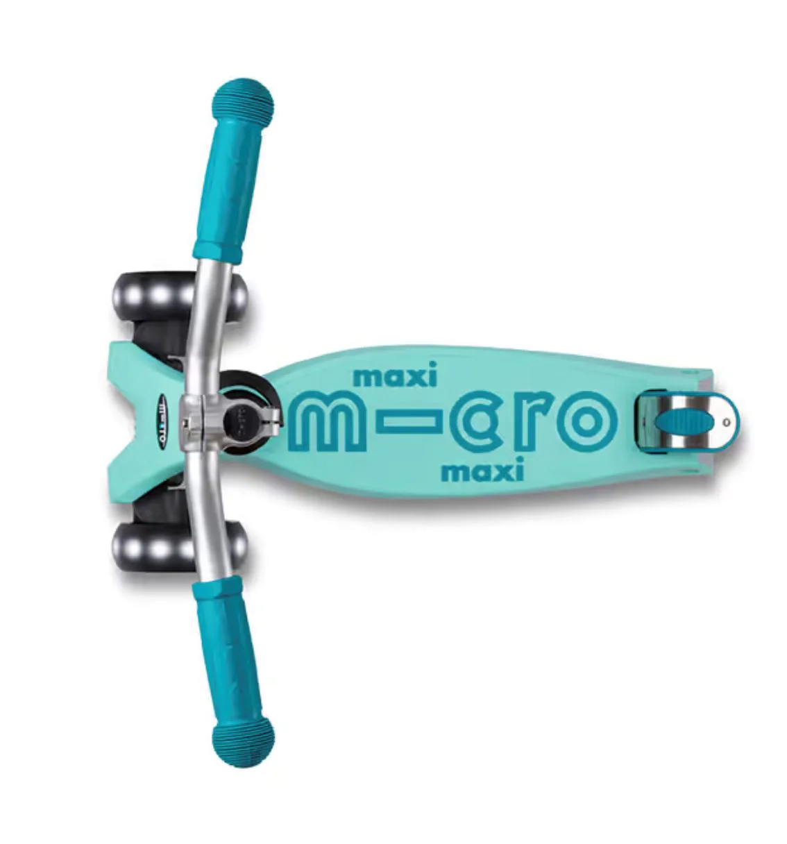Trotineta Micro Maxi Deluxe Pro LED Vibrant Blue foto