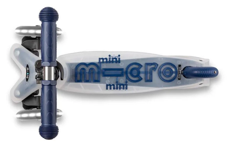 Trotineta Micro Mini Deluxe Flux LED Navy foto