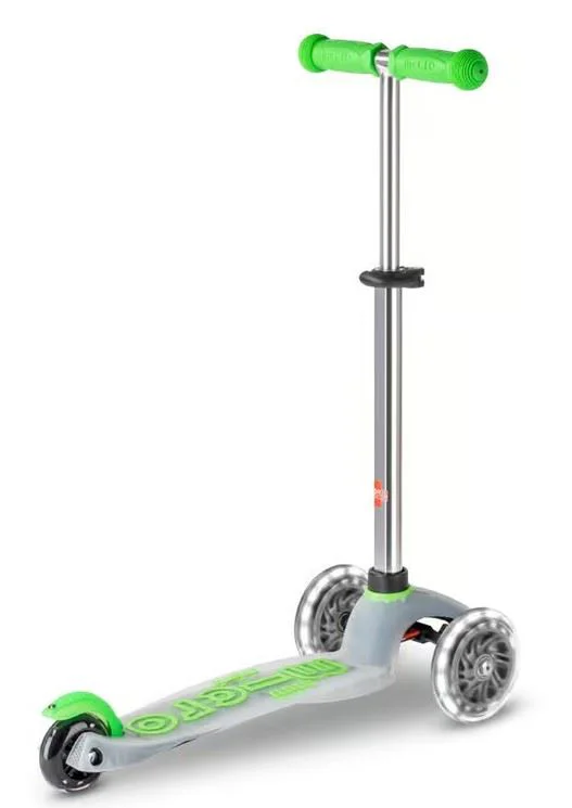 Trotineta Micro Mini Deluxe Flux LED Neon Green foto
