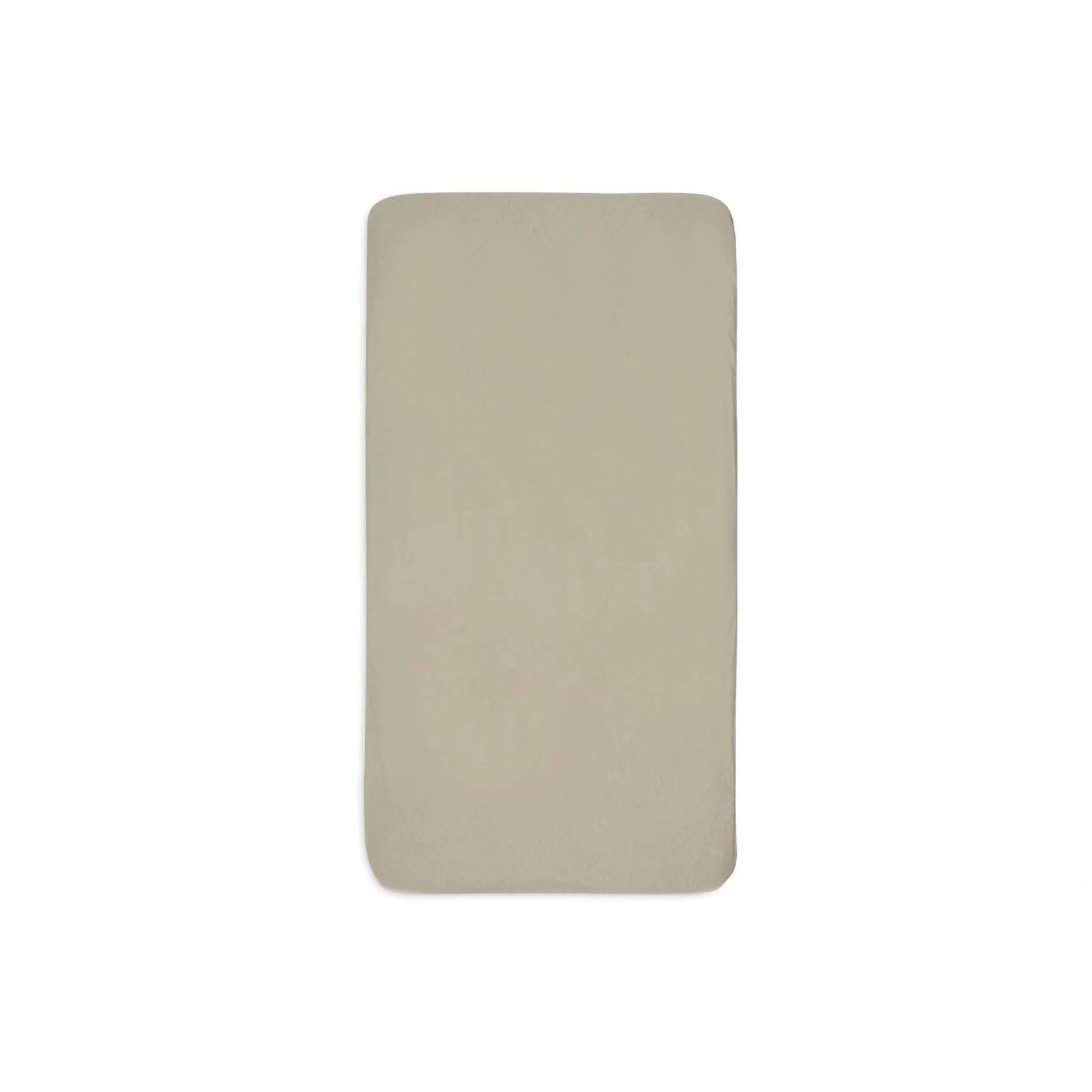 Cearsaf cu elastic Jollein Jersey Olive Green, 120x60 cm foto
