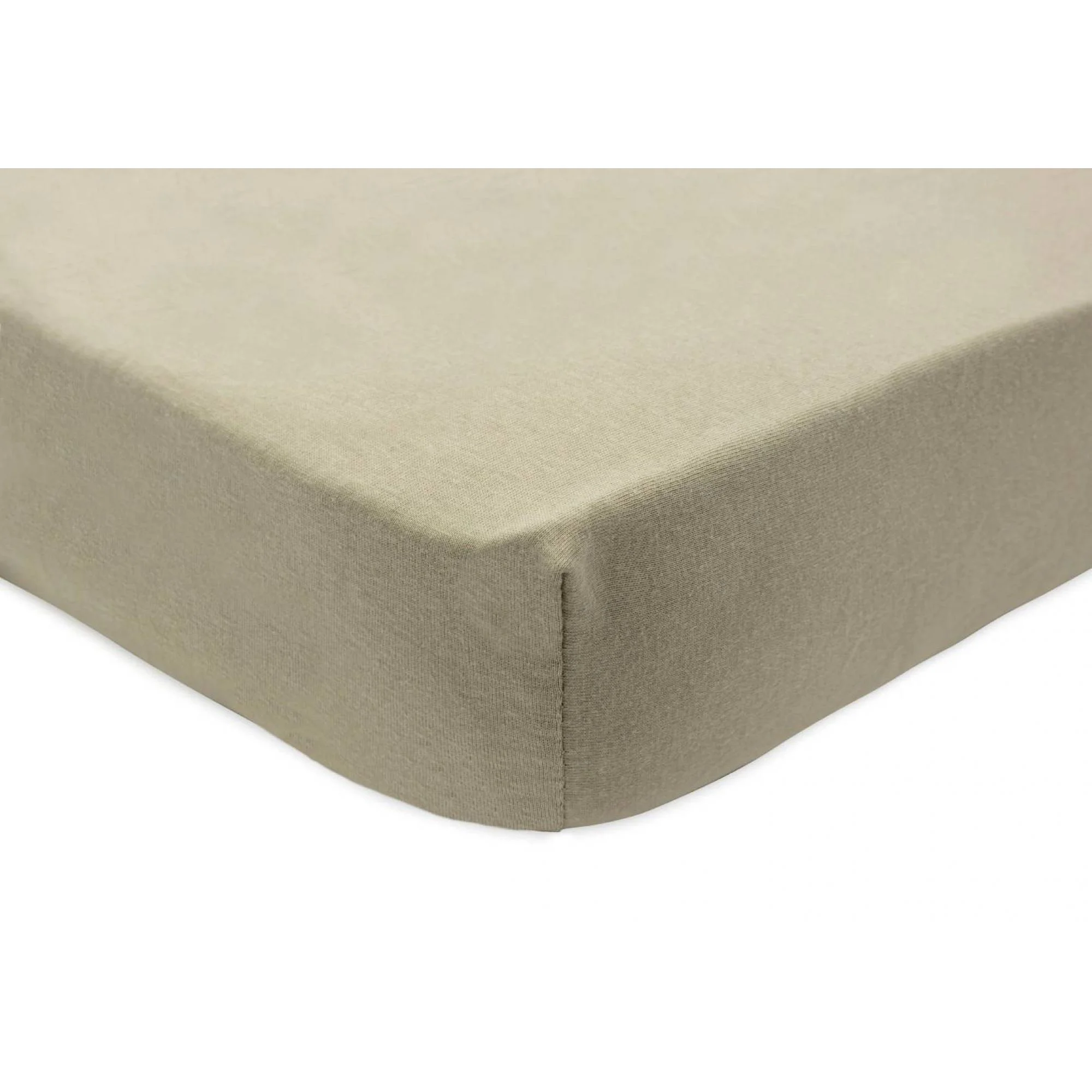 Cearsaf cu elastic Jollein Jersey Olive Green, 120x60 cm foto